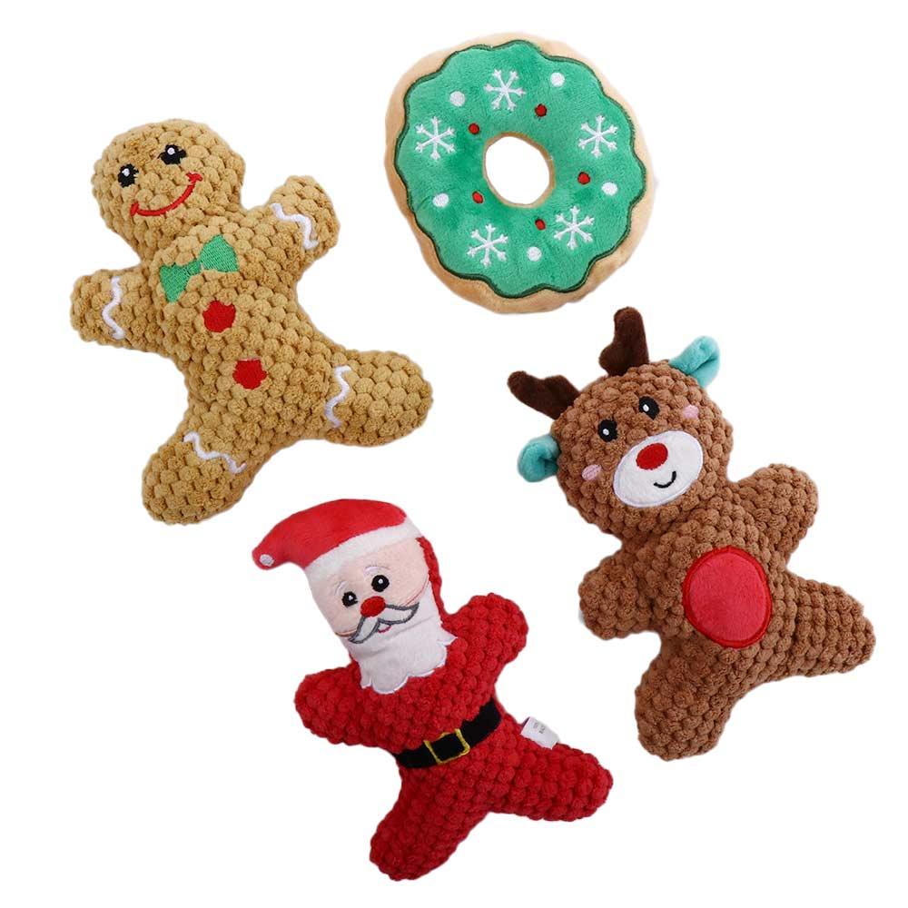 Norman Đồ Chơi Gặm Hình Ông Già Noel Tuần Lộc Bánh Gừng Giáng Sinh Dễ Thương Kích Thước Lớn Huấn Luyện Cún