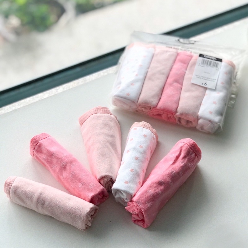 Set 5 quần chip đùi bé gái George UK
