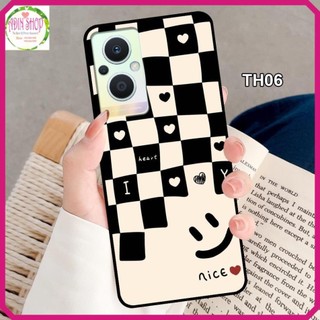 Ốp lưng ép kính chống bể Oppo Reno 7 5G - Reno 7 Z 5G (7z) - Reno 7 pro hoạt hình dễ thương