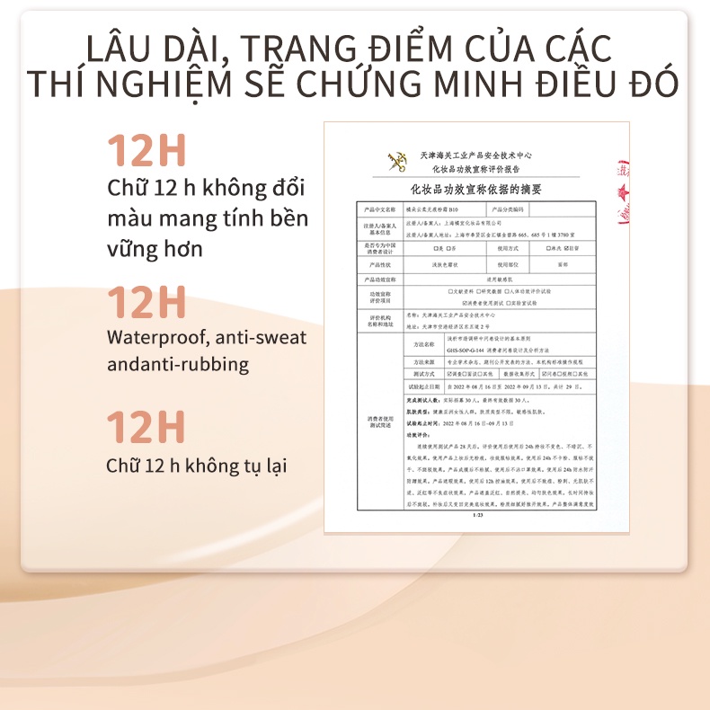 Kem nền JUDYDOLL mềm mịn như mây không tạo vệt lâu trôi không phai màu dành cho trang điểm mới