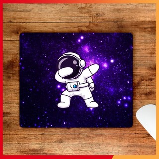 Lót chuột - Bàn di chuột phi hành gia 21x26cm, chất liệu cao su tự nhiên, In hình cute