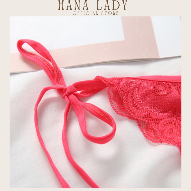 Quần lọt khe ren nữ quyến rũ hở đáy xuyên thấu sexy L028