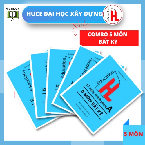 Combo tự chọn 5 môn năm 2 HUCE