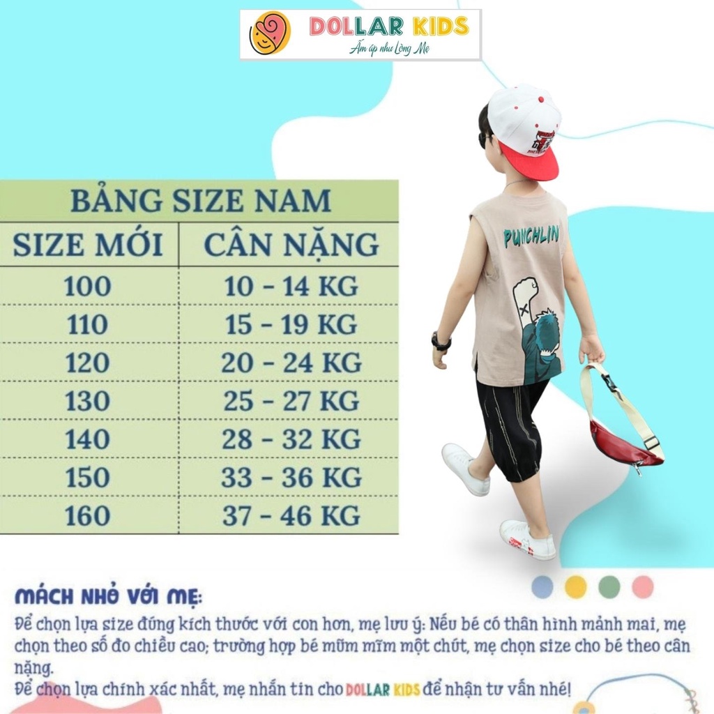 Đồ Bộ  Cho Bé Trai Hãng Dollarkids Dành Cho Trẻ Từ 10kg 46kg Dollarkids