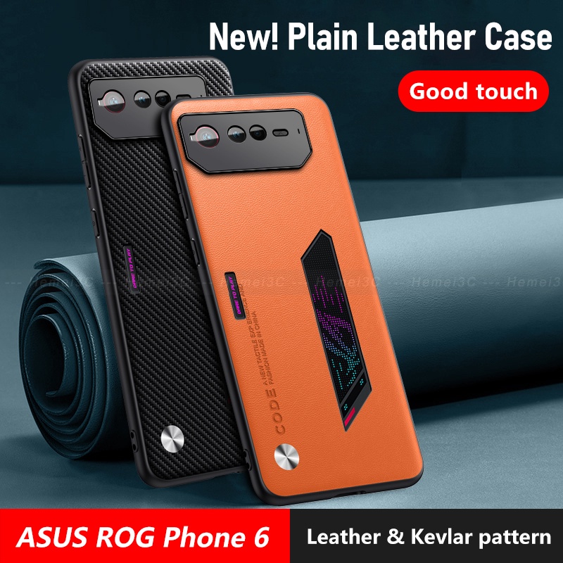 Ốp Điện Thoại PC Cứng + Da PU Thời Trang Sang Trọng Cho ASUS ROG Phone 6 6D 5 5s