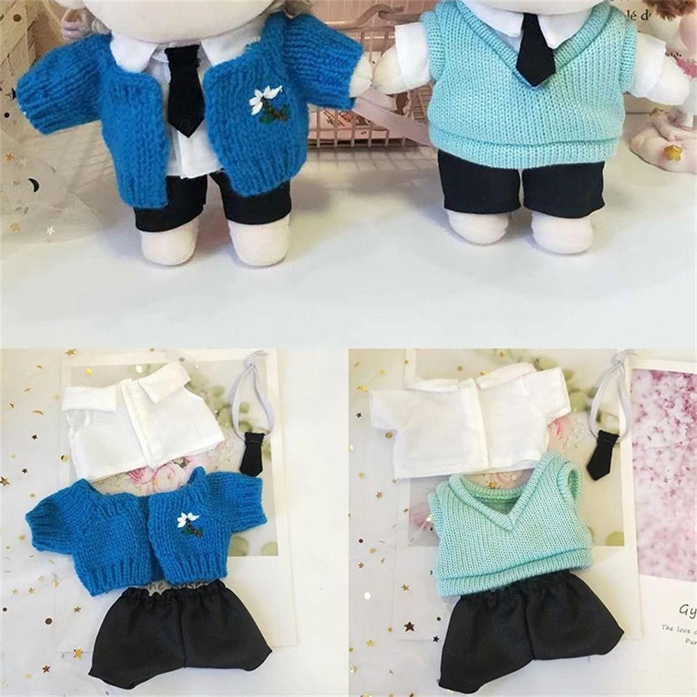 Bộ Áo Sweater + Quần Dài 20cm Thời Trang Cho Búp Bê