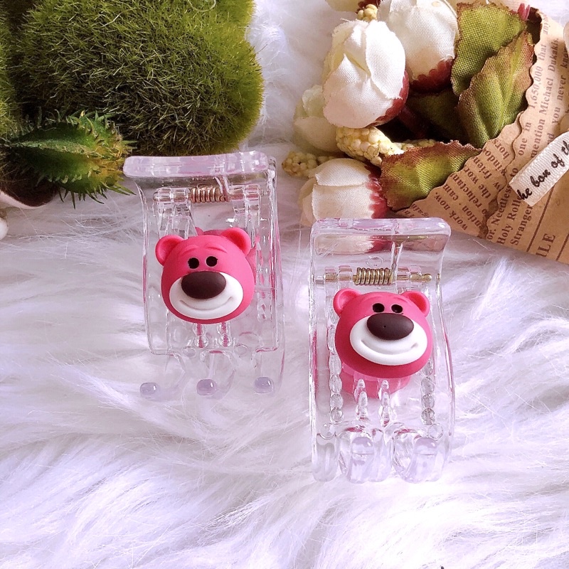 KẸP TÓC CÀNG CUA 5 RĂNG GẤU DÂU LOTSO