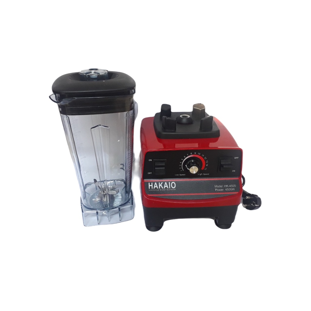 Máy xay sinh tố công nghiệp HAKAIO 4500W cối dung tích 2 L kèm 1 trong 2 bộ quà tặng giá trị bảo hành 24 tháng