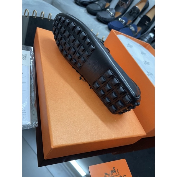 Giày lười nam Moca HM , giày da nam đẹp , bản đẹp hàng fullbox thẻ bill.