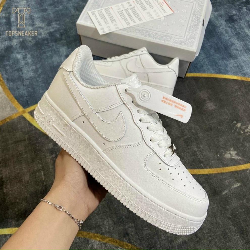 Giày_Nike Trắng , Giày_Nike Air Force 1 Trắng Cao Cấp Full Size Nam Nữ Hot Trend Full Box BILL . ,