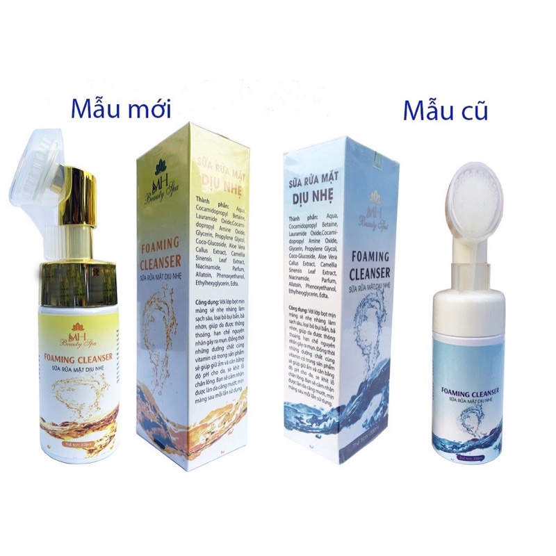 Sữa rửa mặt dịu nhẹ dạng gel mh beauty spa