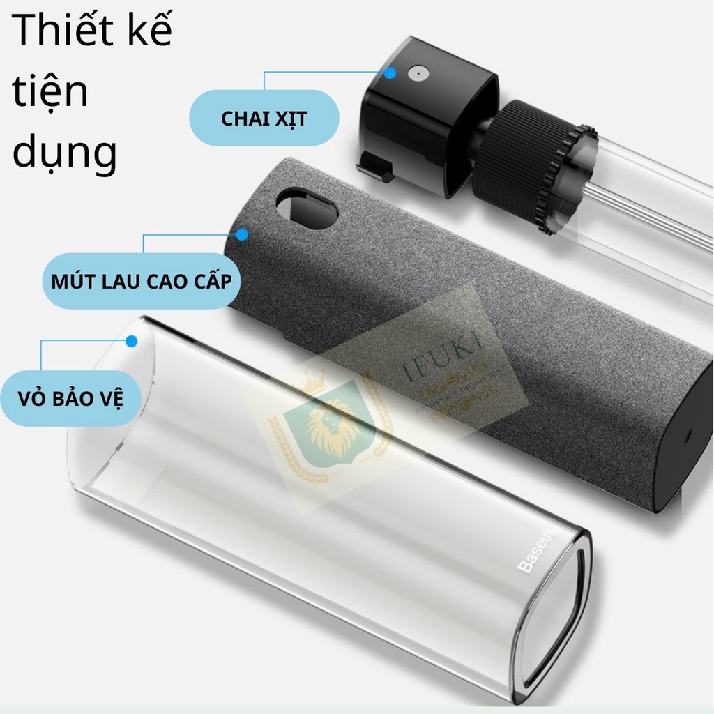 Bộ vệ sinh Macbook , laptop , máy tính , pc - Dụng cụ bình / chai xịt làm sạch màn hình điện thoại , iphone , ipad
