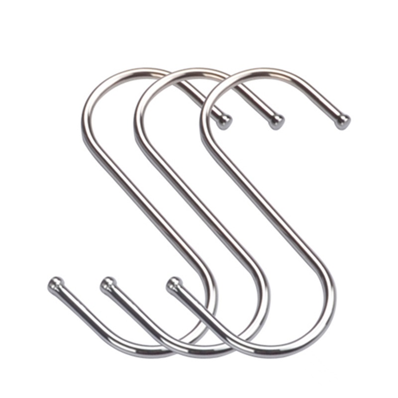Móc Treo Đồ Hình Chữ S Inox 304 Chịu Tải 10Kg