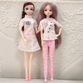 Bộ đồ bác sĩ y tá cho búp bê barbie 30cm