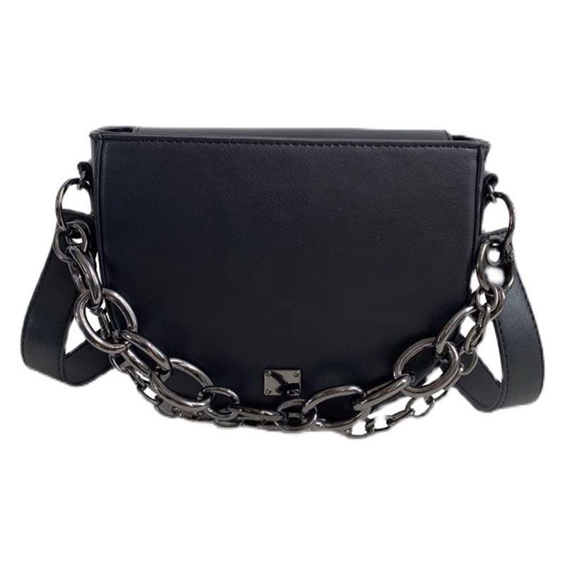 Túi Đeo Vai Bằng Da PU Cao Cấp Màu Trơn Thời Trang Hàn Quốc