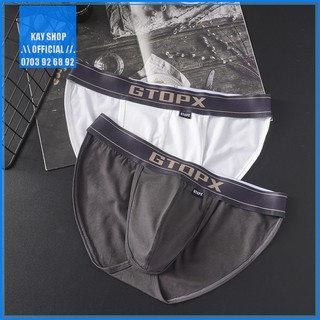 Quần lót nam hở sườn gợi cảm thun cotton GTOPX - Quần sịp nam tôn mông căng tròn đẹp quyến rũ