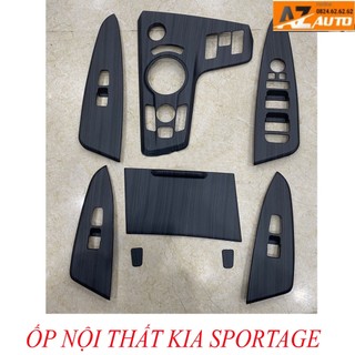 Ốp nội thất xe kia sportage 2022- 2023 mẫu nhựa abs vân đá cao cấp