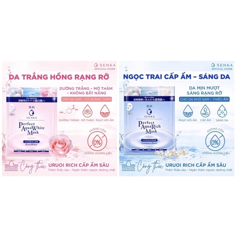 MẶT NẠ SENKA PERFECT AQUA 23G