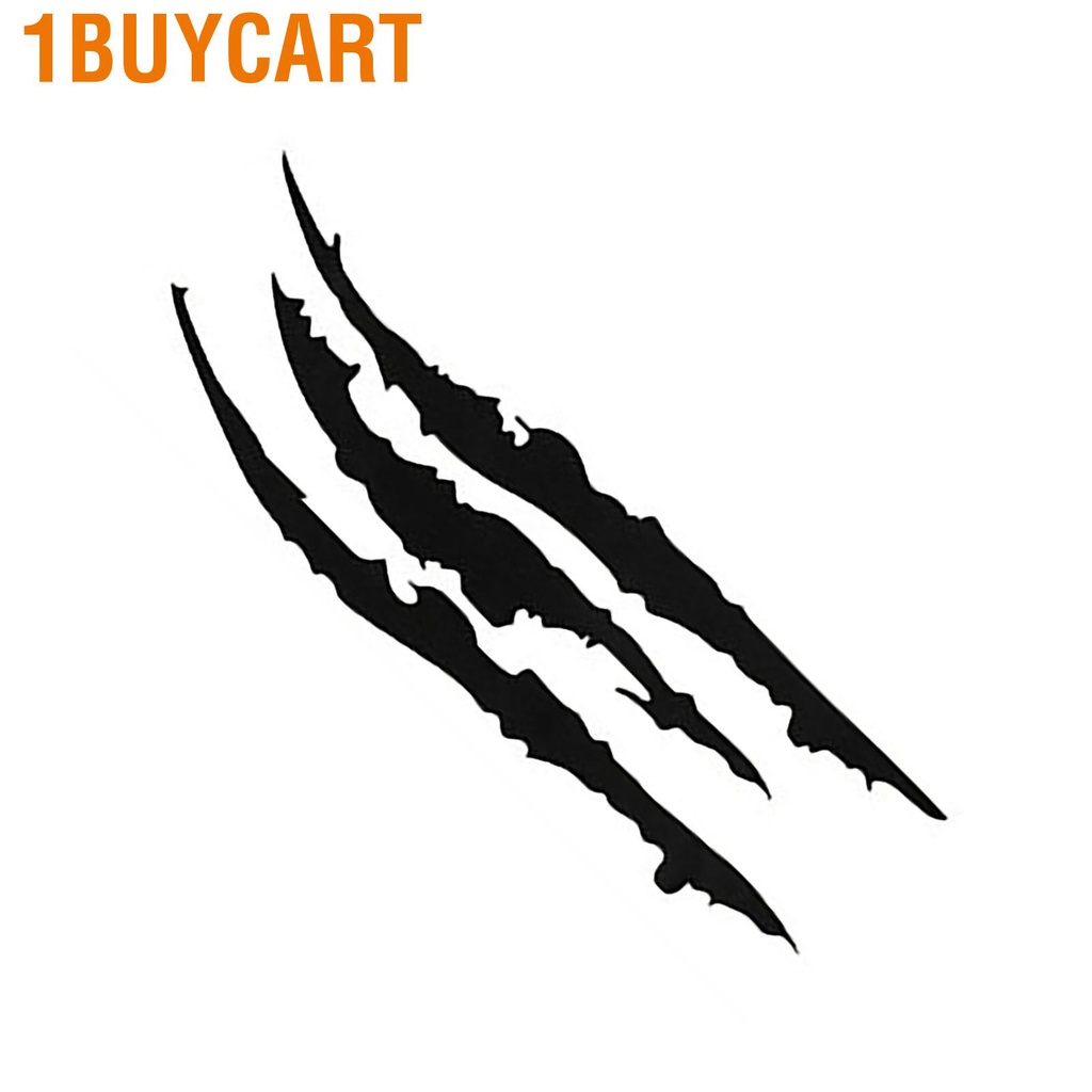 1buycart 2 Pcs Claw Car Stickers Cool Unique 35cm Length Monster Sticker for Headlights Hood