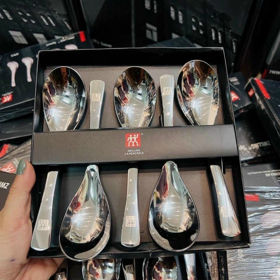 Set 5 thìa ăn phở, thìa súp INOX ZWILLING
