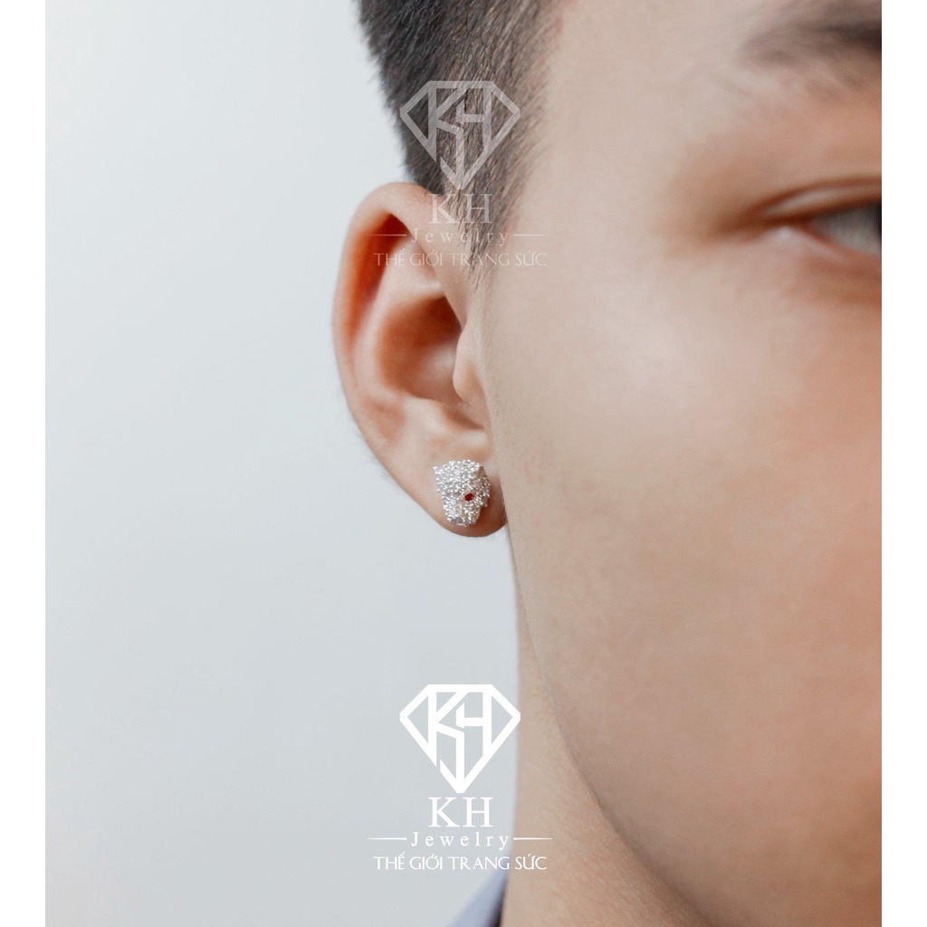 Khuyên Tai Đầu Con Hổ KHJER018