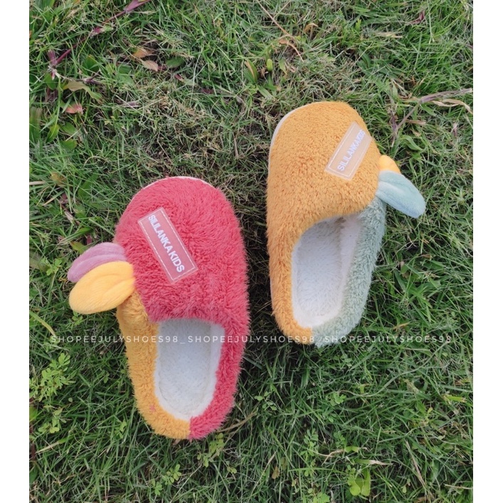 Dép bông đi trong nhà cho bé tai thỏ dễ thương ấm áp