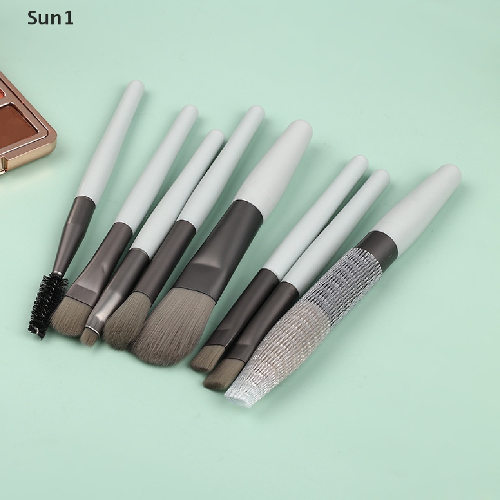 Set 8 Cọ Trang Điểm Mini Mềm Mại Tiện Dụng Khi Đi Du Lịch