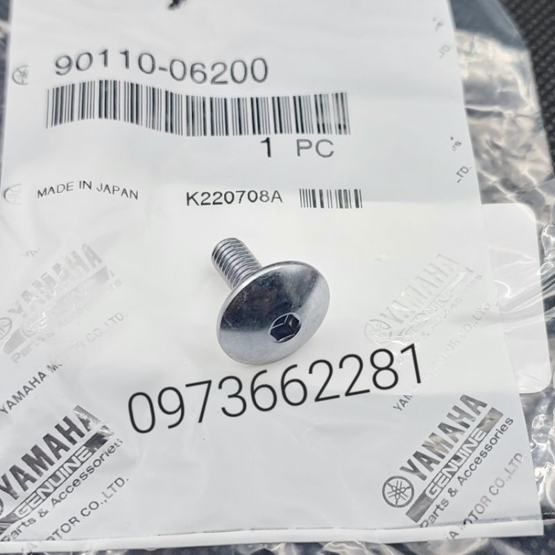 Ốc, bu lông bắt nhựa mặt nạ xe EXCITER 2006-2010 zin