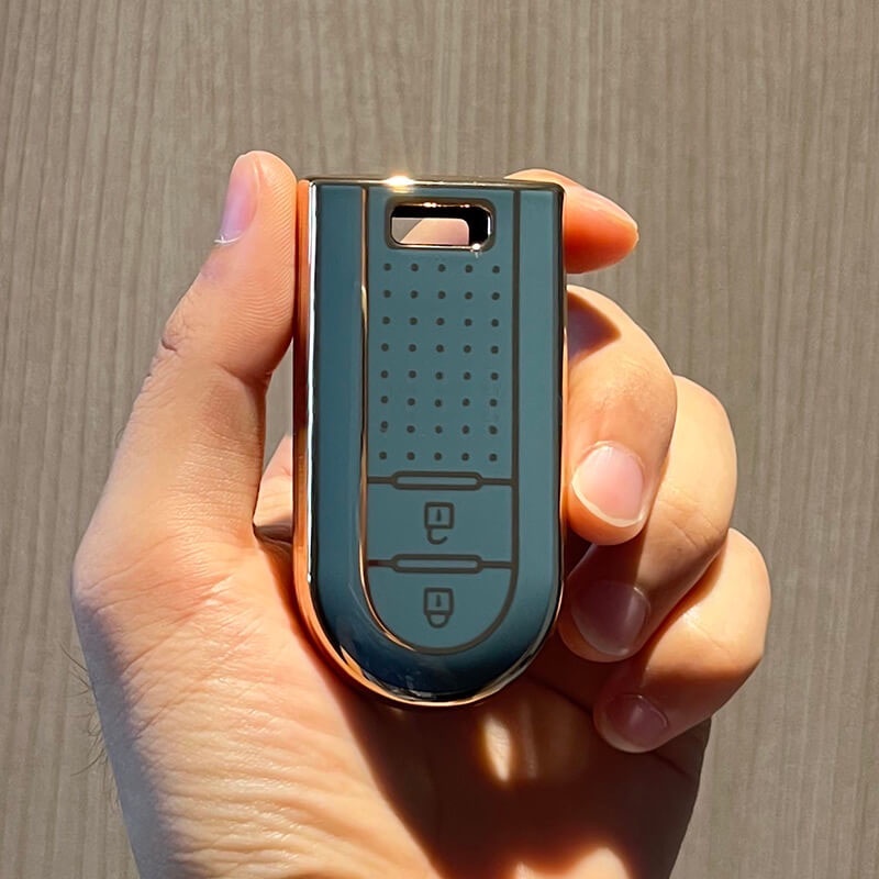 Bao Da, Ốp Bảo Vệ, Vỏ Bọc Chìa Khóa Điều Khiển Từ Xa Xe Toyota Rush, Wigo