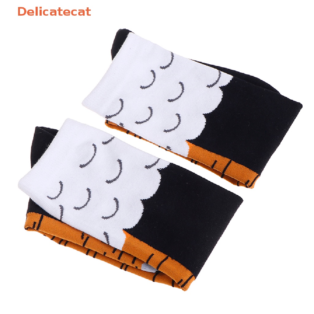 Vớ Dài Đến Đầu Gối [Tinh Tế] Vớ Dài Đến Đầu Gối Họa Tiết Hoạt Hình Thời Trang Nhưng Vớ Chân Gà