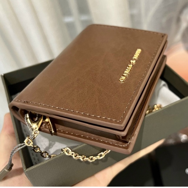 ví nữ CK6-10680910 size 11cmx8cm kèm dây đeo chéo