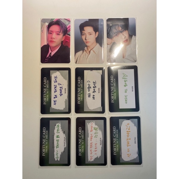Card bo góc message / thẻ bài tin nhắn nhóm NCT Haechan The DREAM show 2 Kpop Official