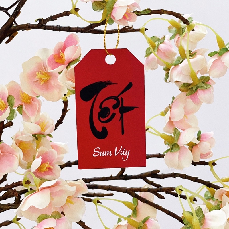 Combo 20 Tag Treo Quà Tết kích thước 4x7cm
