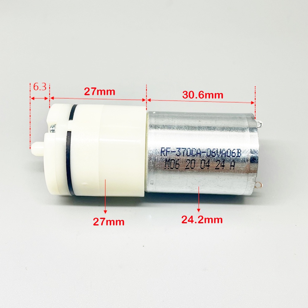 Máy Bơm Oxy Mini DC 3.7V 6V Cho Bể Cá 2 L / Min