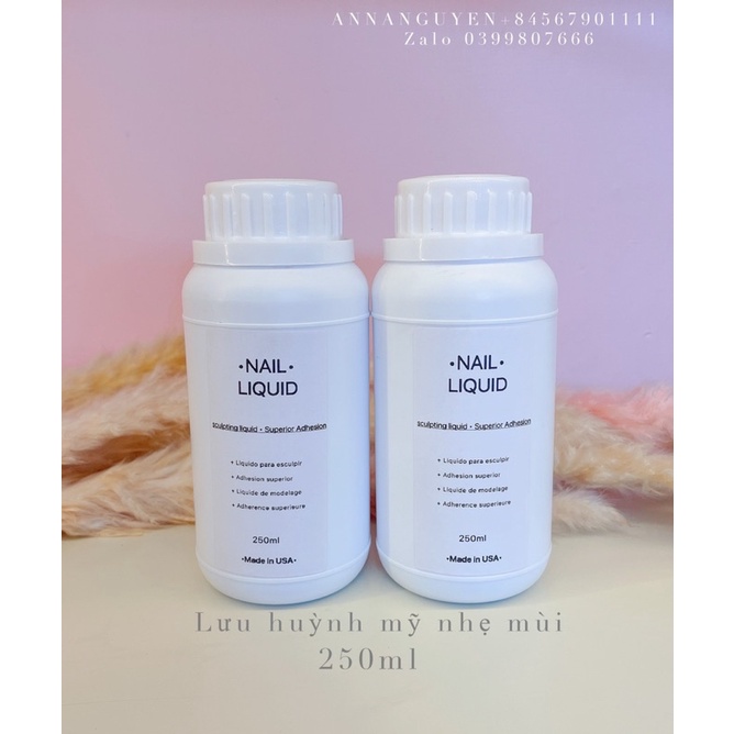 Dung dịch tím Liquid mỹ HK NAIL ACCESSORIES lưu huỳnh đắp bột đắp hoa