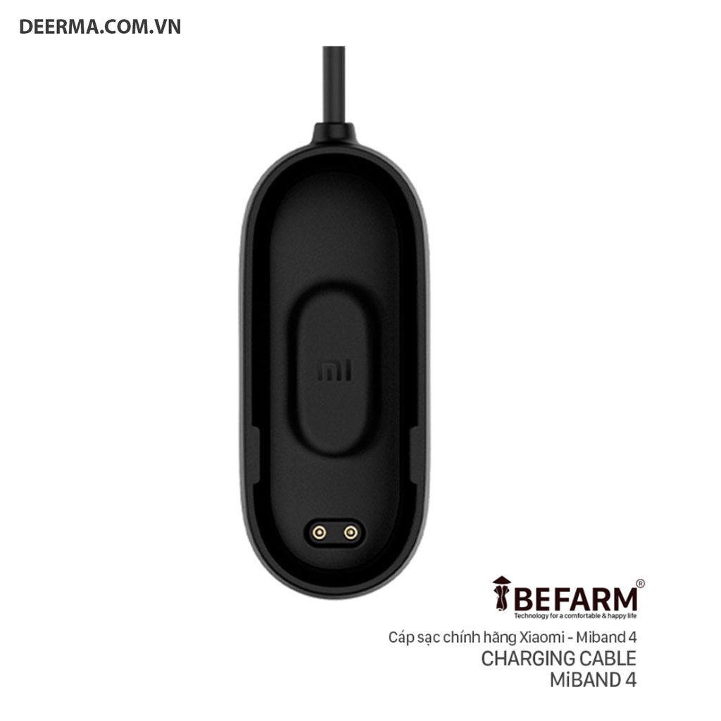 [Chính hãng 100%]  Cáp Sạc Usb Cho Đồng Hồ Thông Minh Xiaomi Mi Band 4 (Dây xịn có Logo MI)