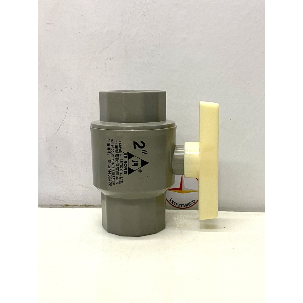 Van nhựa PVC phi 60 Tay trắng – 2″