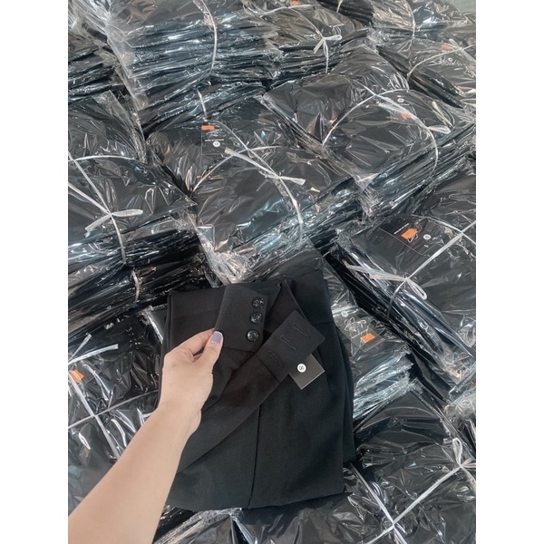 Quần Tây Nữ Lưng Cao 3 Cúc Cài Mặc Đi Học Làm Công Sở