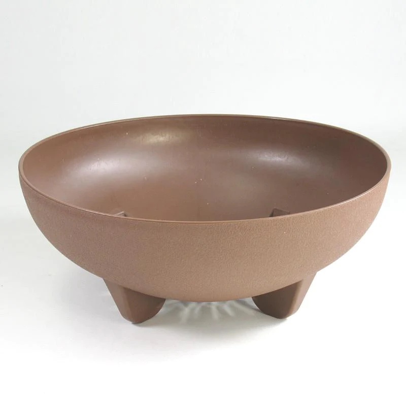 Daiso Chậu cây tròn màu nâu 33cm
