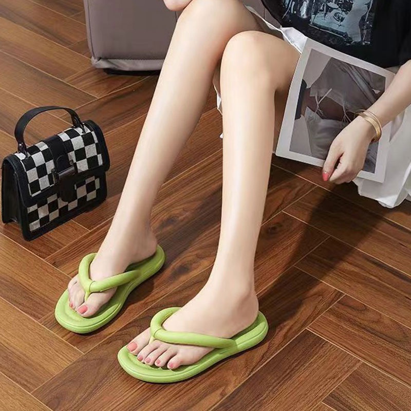 Dép xỏ ngón RENBEN bằng EVA siêu nhẹ chống trượt thời trang đi biển cho nữ