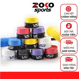 Quấn cán vợt cầu lông, cuốn cán vợt VS chính hãng có lỗ thông khí chống mồ hôi tay - ZOKO SPORT