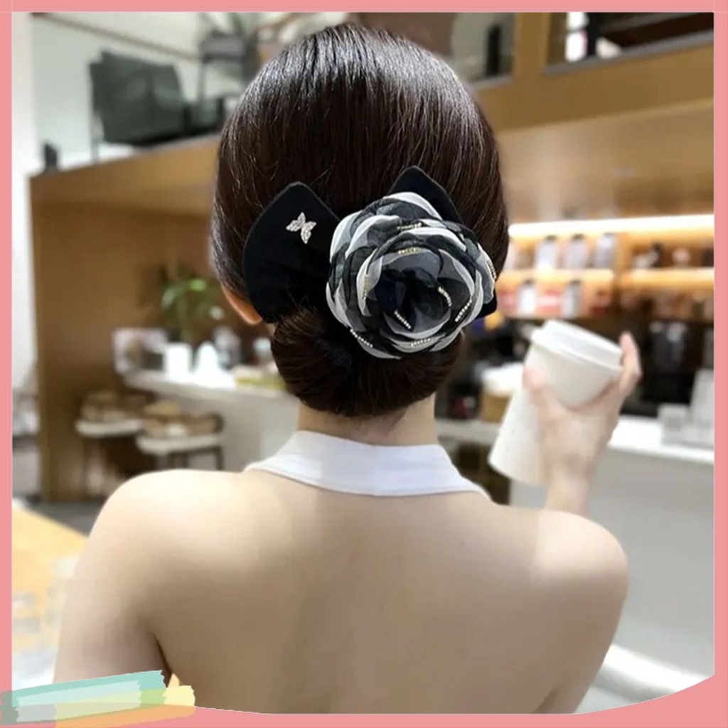 Kẹp Tóc Nữ Hình Con Bướm Đính Đá Nhân Tạo Thời Trang