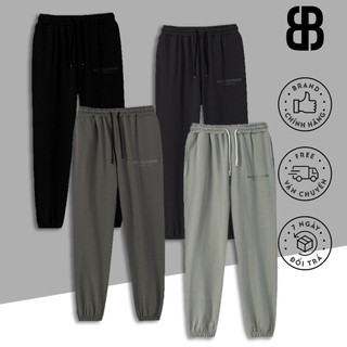 Quần Jogger Basic nỉ da cá cạp dây rút, bo chun gấu Local Brand Blue Blooded