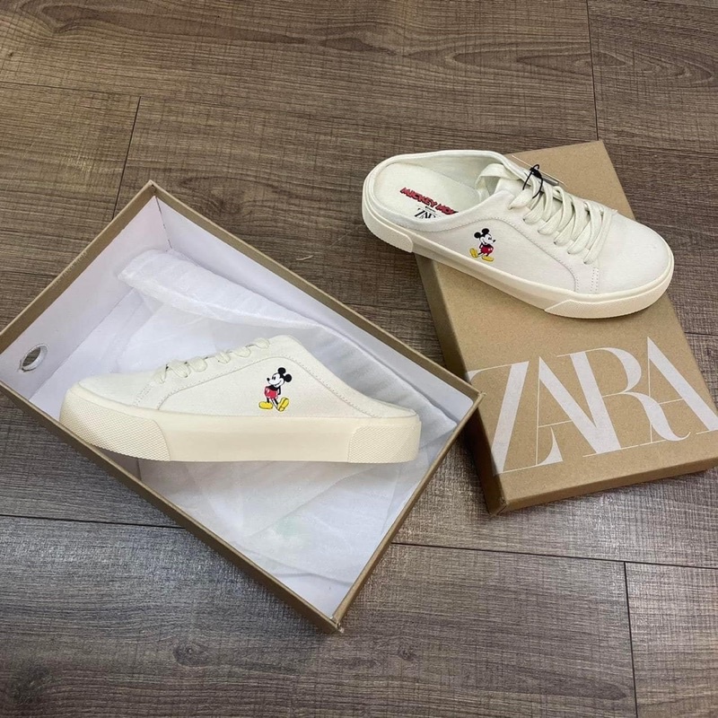 Sneaker Za.ra Mule Đạp Gót Full Box