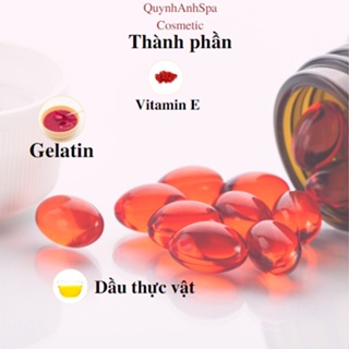 Viên uống Vitamin E đỏ Nga 400mg Mirrolla Làm đẹp trắng da chống lão hóa