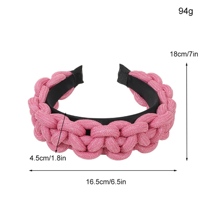 Băng Đô Bện Sợi Cho Spa Chăm Sóc Da