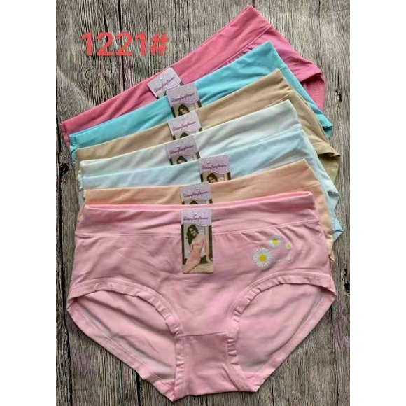 QUẦN COTTON HOA CÚC - lưng cao