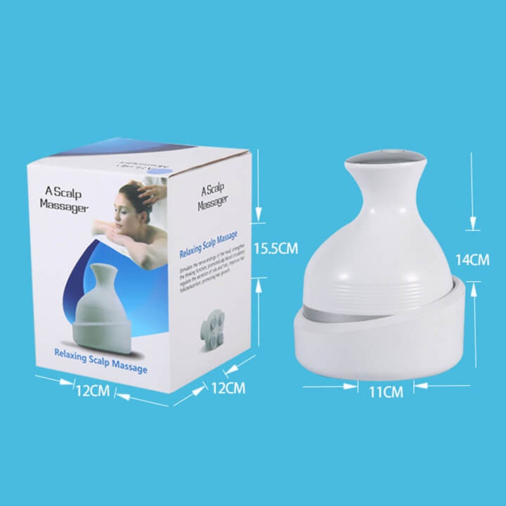 Máy massage đầu mini 3D đa năng kết hợp mát xa toàn thân tăng cường lưu thông tuần hoàn máu, thư giãn cơ thể