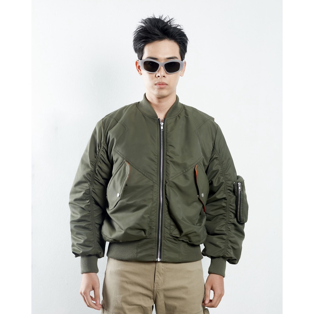 Áo bomber nam Snazzy lót bông dày dặn form thoải mái Snazzy BOMBER V-END