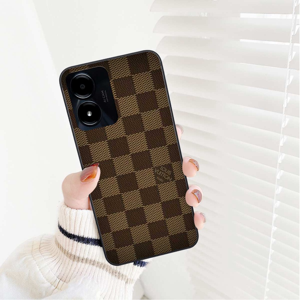 Ốp lưng Vivo Y01 / Y02s hình họa tiết thương hiệu thời trang cao cấp